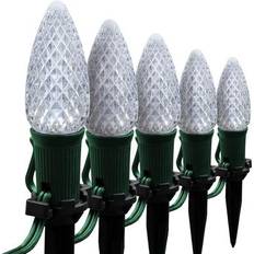 Cool White Christmas Lights Wintergreen Lighting 50 Marker Pathway Kit Christmas Tree Light