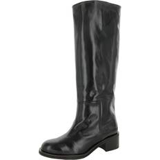 High Boots Reike Nen Cow Leather Tall Knee-High Boots - Black