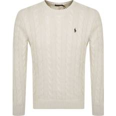 Polo Ralph Lauren Plaited Sweater - écru/navy