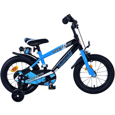 Svarte Barnesykler Volare Sportivo Bicycle 14" Blue/Black Barnesykkel