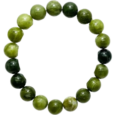 Jade Bracelets Gavono Smooth Round Natural Beads Healing Energy Bracelet 8mm - Jade