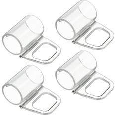 Plastic Mounts & Hooks for Curtains HOMEMAXS 4 Pcs Valance Fixing Clips Replacement