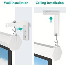 Temu Universal Projector Screen Ceiling Mount 6 Inch