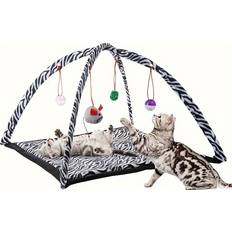 Pets Temu Interactive Cat Play Mat with Sisal Scratching Area
