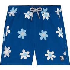 White Swim Shorts Children's Clothing Daisy Swim Short - Blue