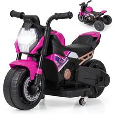 Elektrische Kinderfahrzeuge Costway 2-in-1 Elektro Motorrad 74 x 38 x 48 cm