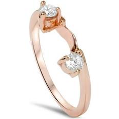 Pompeii3 Pompeii 1/4ct Diamond Guard Ring Enhancer 14K Rose Gold (G/H I1)