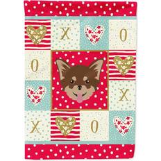 Caroline's Treasures Chihuahua Love Garden Flag 27.9x39.4cm