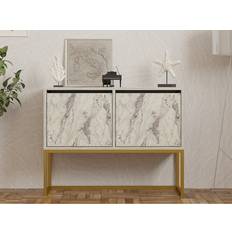Guld Avlastningsbord Hanah Home Asse Home Freesia Marble Avlastningsbord 34x70cm