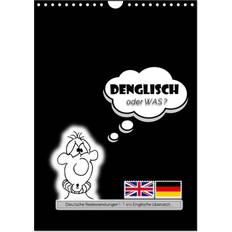 Denglisch or What? Wallcalendar 2025 A4