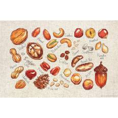 LUCAS Nuts & Seeds Counted Cross Stitch Kit