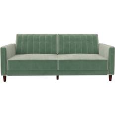 Mercury Row Perdue Light Green Velvet Sofa 81.5" 3 Seater