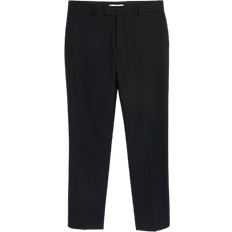 Viscose Trousers & Shorts River Island Slim Fit Tuxedo Trousers - Black