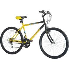 Mens 26 inch bikes Titan Pioneer 26 Inch Mountain Bike Yellow Men's Bike