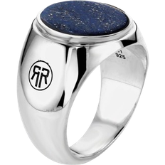 Blau - Herren Ringe Ring - Silver/Blue