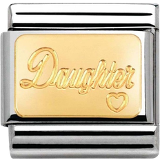 Composable Classic Link Daughter Charm - Silver/Gold