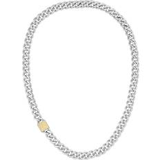 HUGO BOSS Silver Necklaces HUGO BOSS Caly Chain Necklace - Silver/Gold