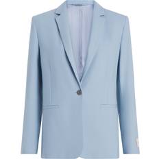 Calvin Klein Nainen Blazerit Calvin Klein Blazer Mit Leistentaschen - Himmelblau