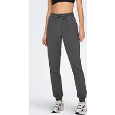 Only Hombre Pantalones & Shorts Only Melina Slim Cuff Joggers - Dark Grey Marl