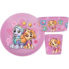 Rosa Fläschchen & Servierzubehör Koziol Children's Tableware Set Connect Paw Patrol