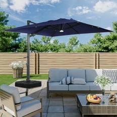 Boyel Living Cantilever Outdoor Patio Umbrella Navy Blue