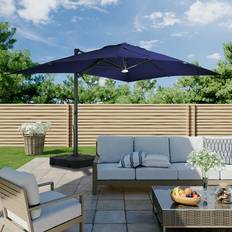 Boyel Living Cantilever Outdoor Patio Umbrella Navy Blue