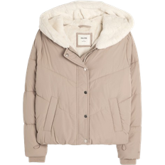 Lined - Women Clothing Hollisterco Ultimate Cozy Lined Puffer Jacket - Driftwood