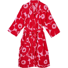 Unikko Bathrobe - Red/Pink