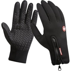 Black - Golf Gloves & Mittens Reffer Men's Riding Thermal Winter Gloves - Black