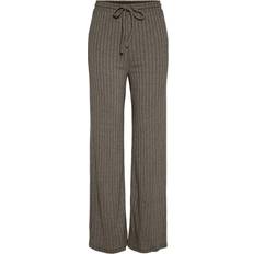 Pieces Iris Knitted Trousers - Morel