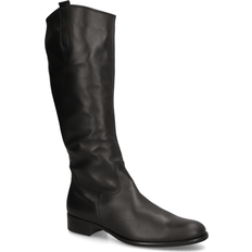 Gabor Smooth Leather Boots - Black