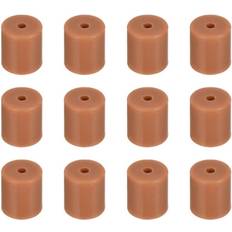 3D Printing Uxcell Tasharina Corp, 12Pcs Silicone Bed Mounts 3D Printer Heat Bed Silicone Leveling Column Silicone Buffer 18mm for 3D Brown