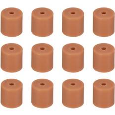 3D Printing Uxcell Tasharina Corp, 12Pcs Silicone Bed Mounts 3D Printer Heat Bed Silicone Leveling Column Silicone Buffer 16mm for 3D Brown