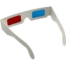 3D Glasses GARENAS 10X 3D Glasses 3 Dimensional Anaglyph Red Blues Dvd Red and Blues Paper Glasses