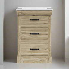 Sink Vanity Units for Single Basins Teamson Home Donovan 24 Inch Single Bathroom Vanity