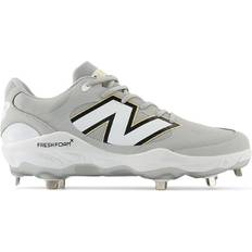 Baseball New Balance Men's Fresh Foam X 3000v7 Baseball Shoes Grey/White (Size 9)