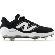 Baseball New Balance Men's Fresh Foam X 3000v7 Baseball Shoes Black/White (Size 8)