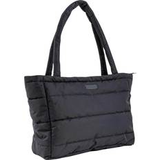 Quiltad Tote Skötväska Svart