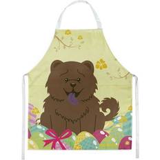 Caroline's Treasures Easter Eggs Chow Chocolate Large Apron Multicolour