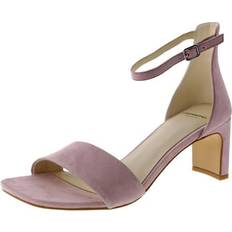 Vagabond Højhælede sko Vagabond Luisa Suede Ankle Strap Block Heel - Pink