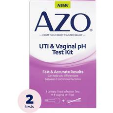 Self Tests AZO At Home UTI and Vaginal pH Test Kit
