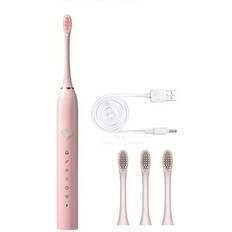 Electric Toothbrushes & Irrigators Bed Bath & Beyond Canova Electric Toothbrush with 6 Modes Pink (4 Brush Heads)