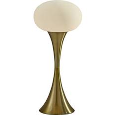 Brass Table Lamps Adesso Otis Incandescent 8.0 In W X 19.0 In H X 8.0 In D Table Lamp