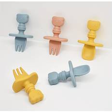 Silicone Food Grade Spoon Fork Set 2pcs