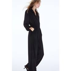 Jumpsuits & Overalls H&M Crêpe Jumpsuit - Black