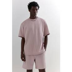 Mjukisshorts - Rosa H&M Herr Sweatshorts Regular Fit - Rosa