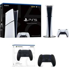 Sony antonline.com, PlayStation 5 Digital Slim Console PlayStation 5 DualSense Wireless Controller Midnight Black Includes PS5 Console & DualSense Controller 16GB RAM 1TB SSD Custom Integrated I/O Up to 120f