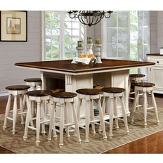 Rosalind Wheeler Headland 6-Pin Counter Height Dining Set