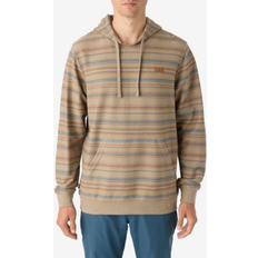 Clothing O'Neill Bavaro Stripe Pullover Fleece Sweatshirt - Khaki