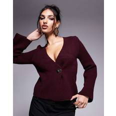 River Island Dam Koftor River Island Asymmetric Kofta Med Knäppning - Vinröd